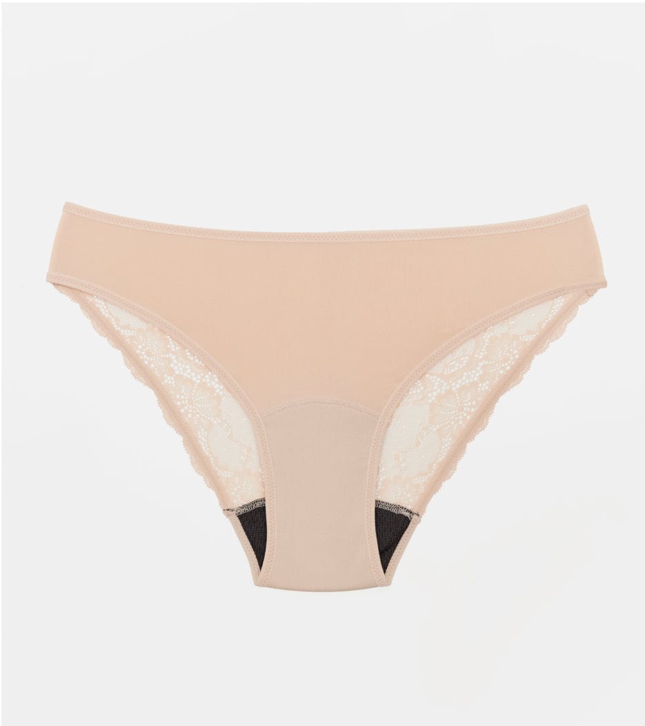 Spitze Brief - Recyceltes Nylon - Beige