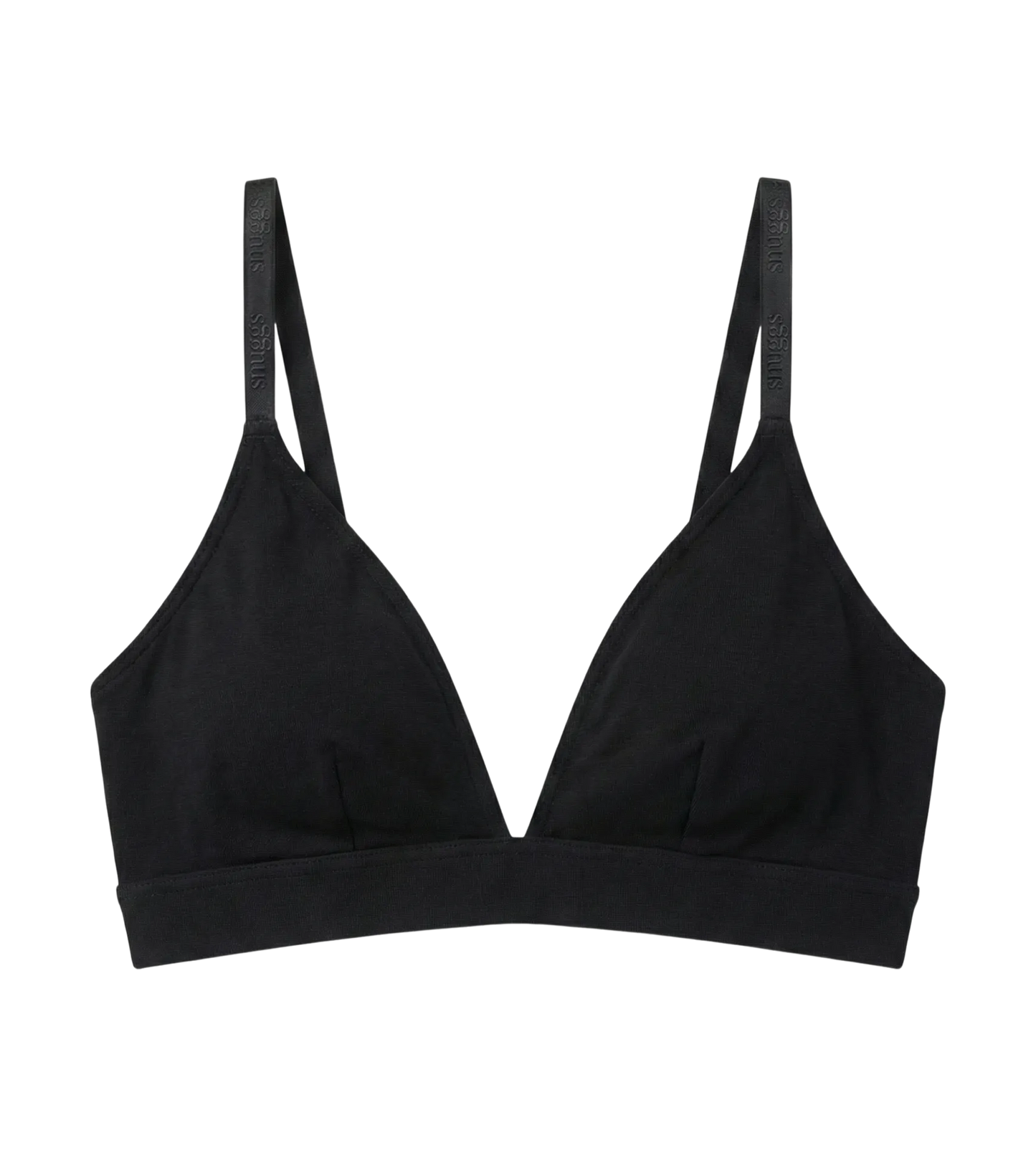 Triangel-Bralette - Schwarz
