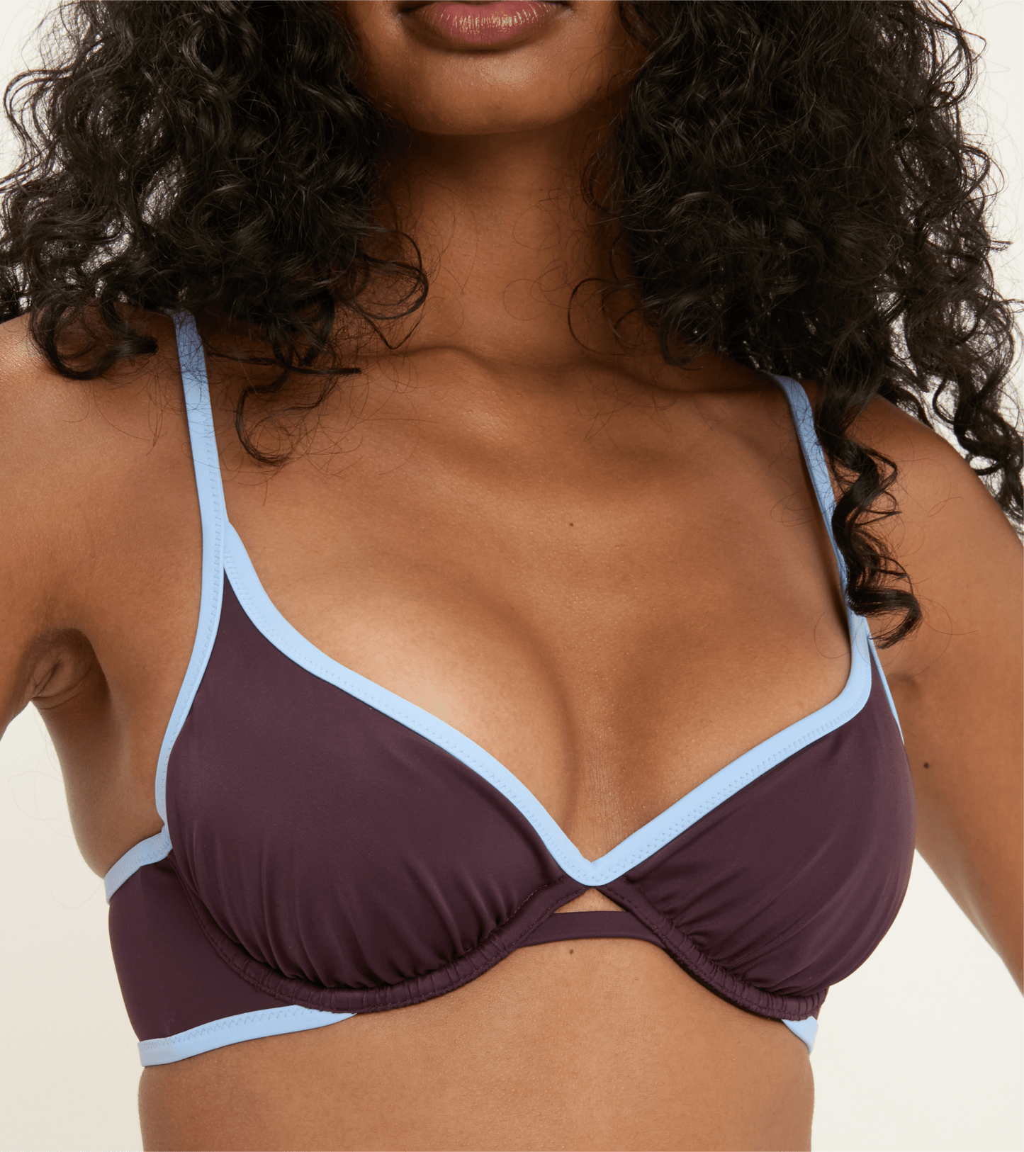 Bademode - Mit Bügel - Oberteil - Braun