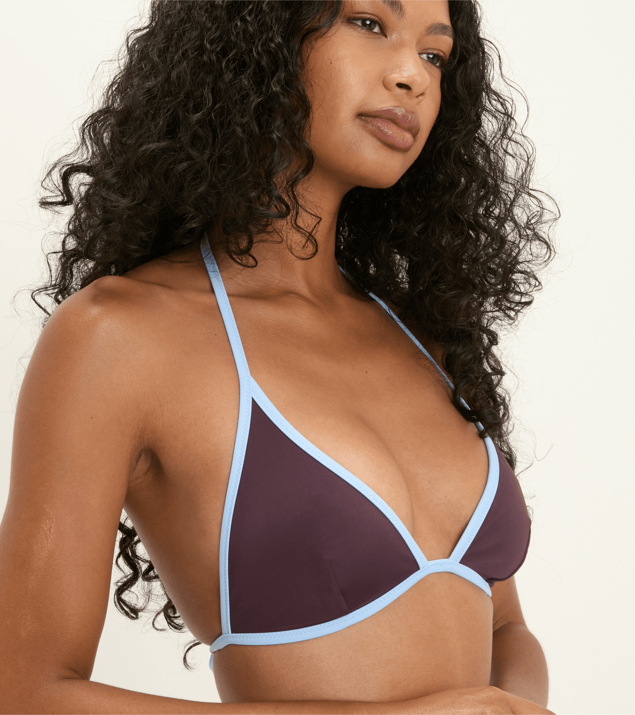 Bademode - Triangel - Oberteil - Braun