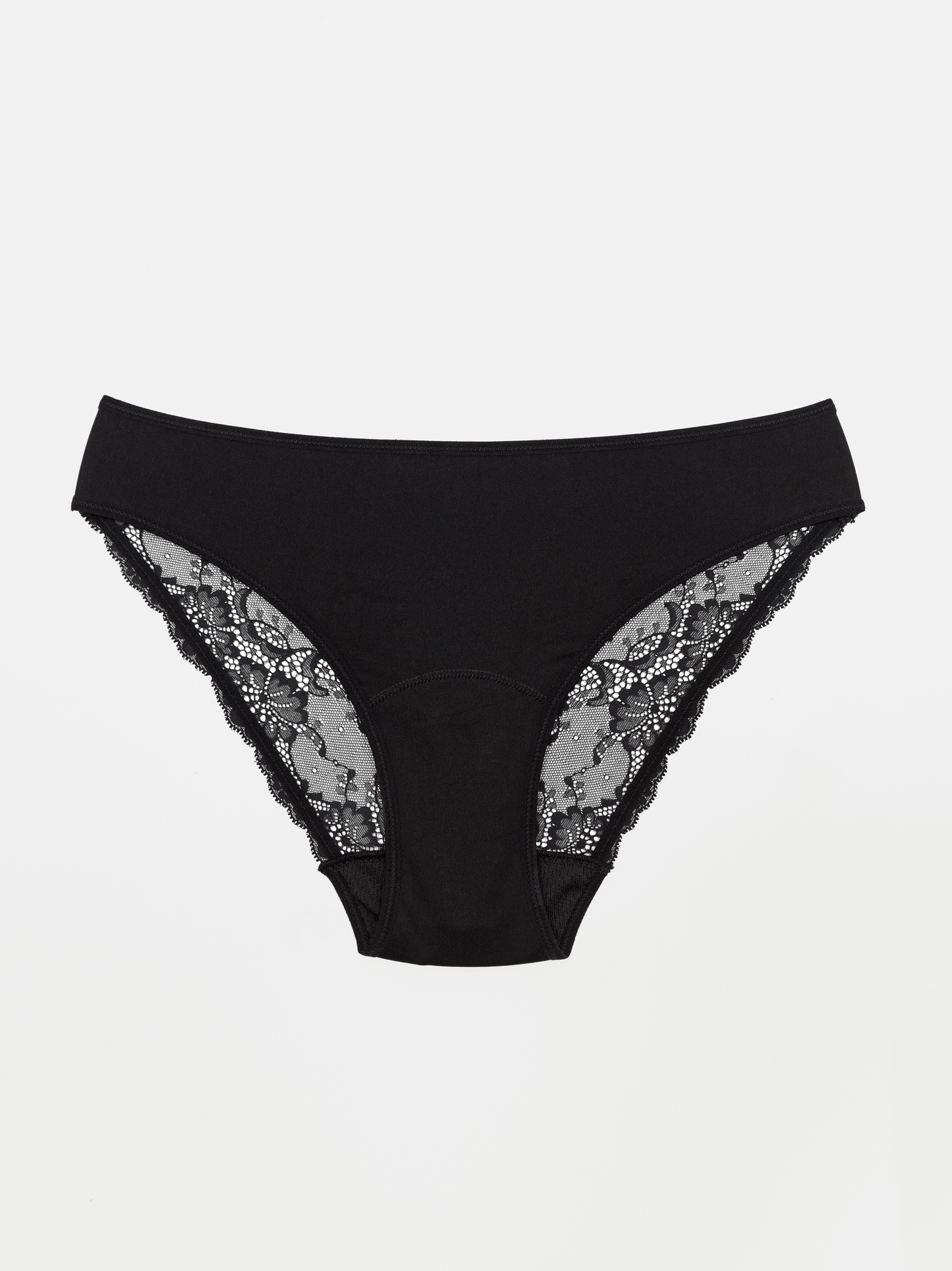 Spitze Brief - Recyceltes Nylon - Schwarz