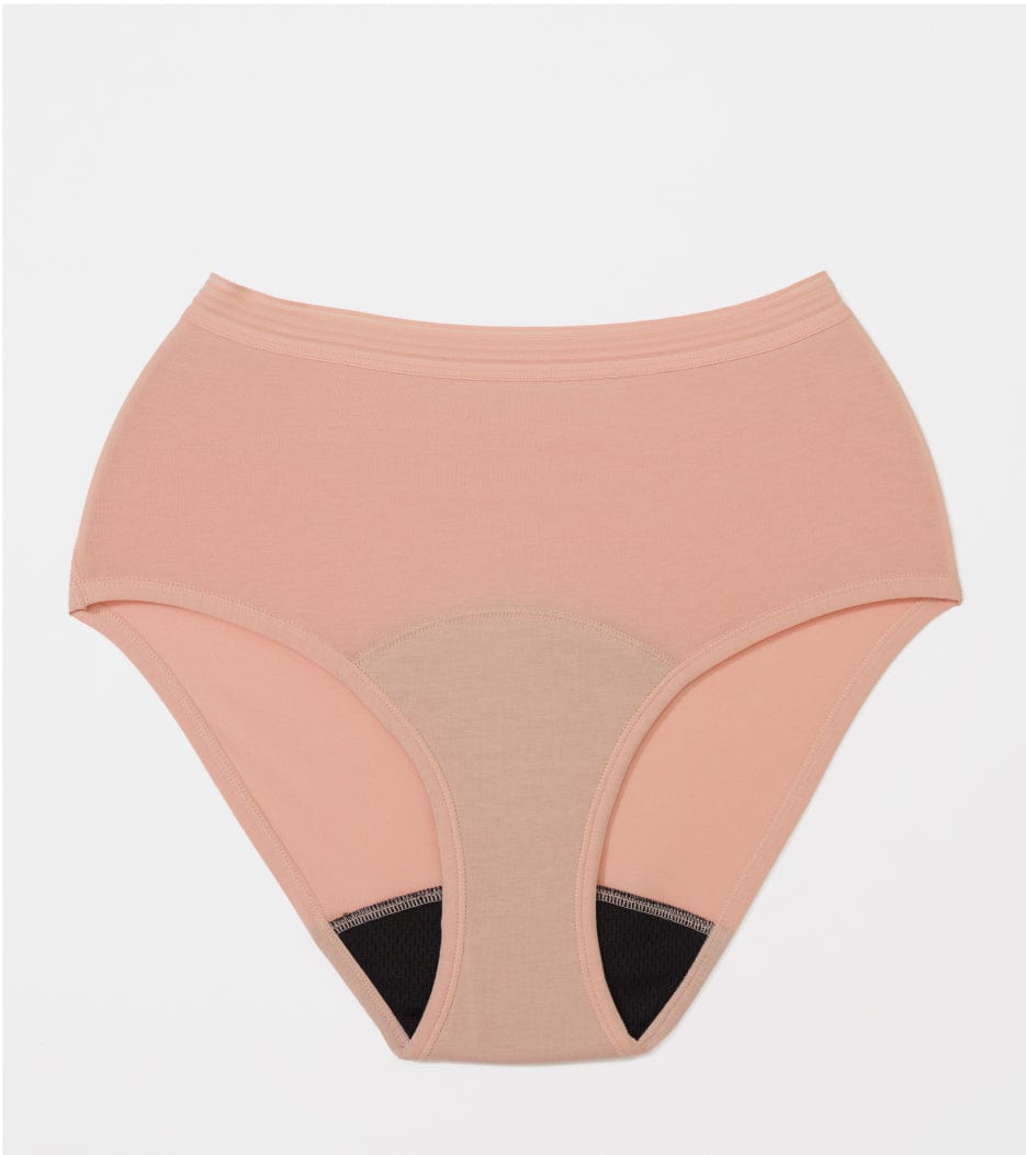High-Waist - Bio-Baumwolle - Coral