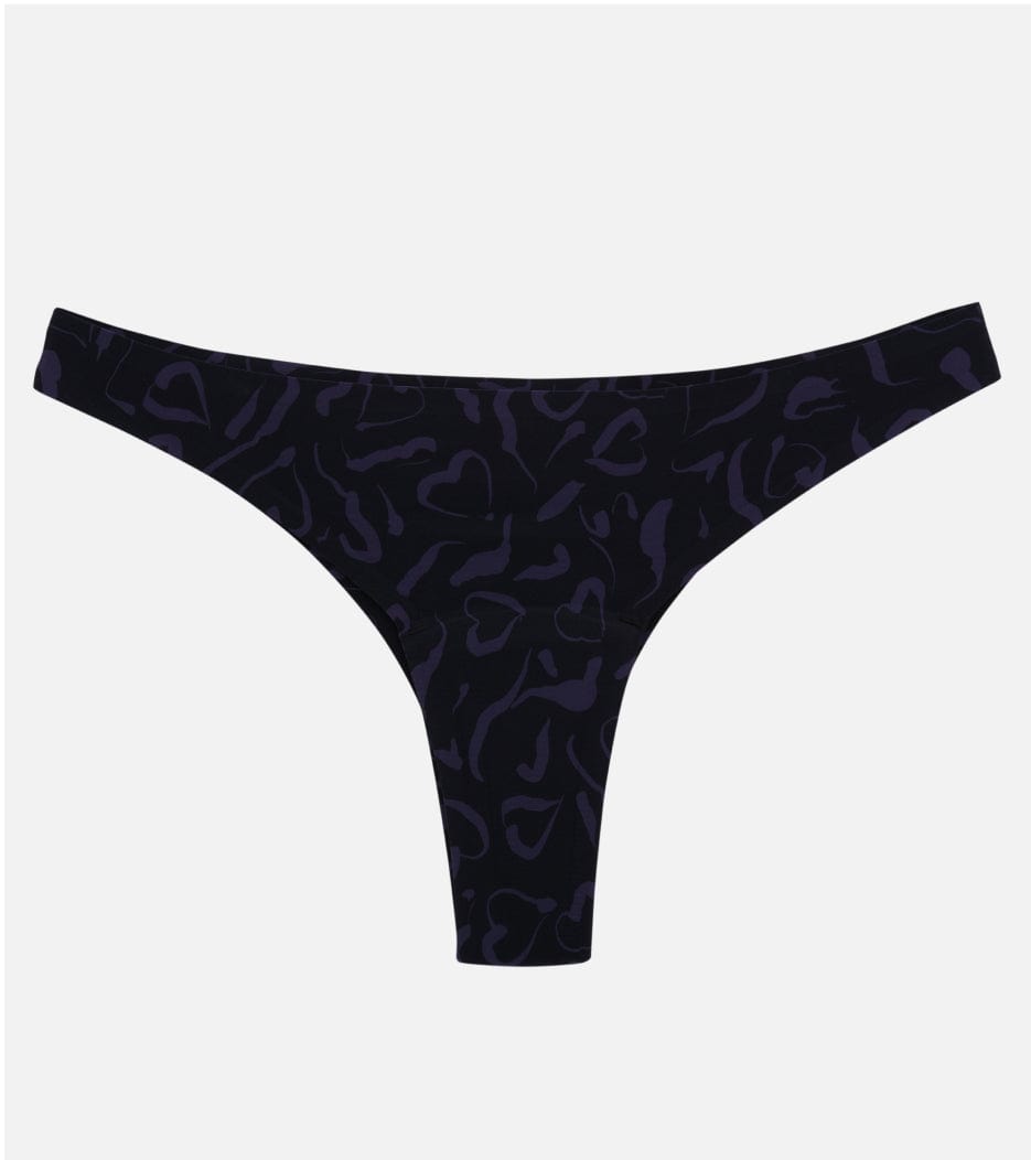 Invisible Brazilian - Recyceltes Nylon - Abstract violett