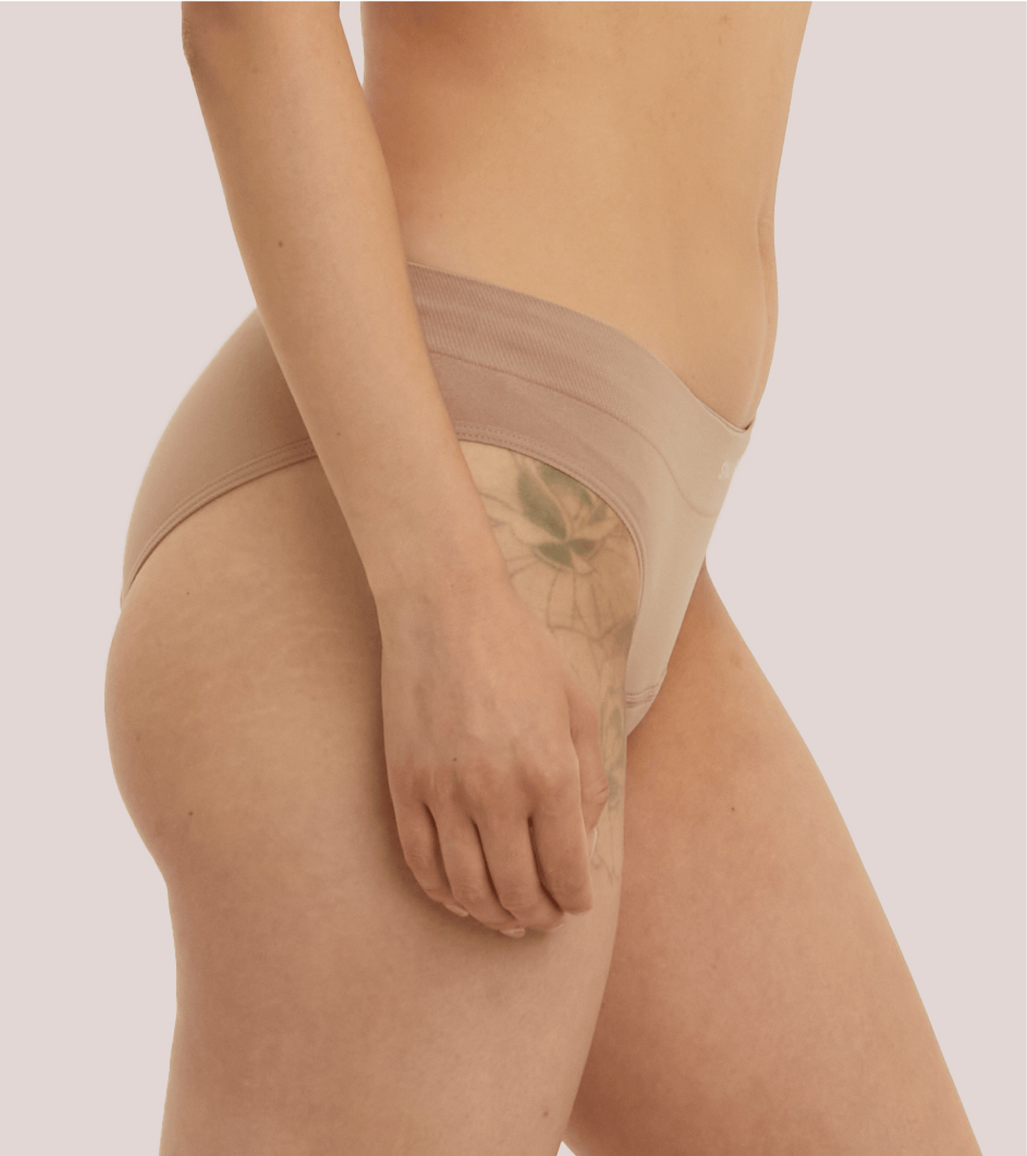 Nahtloser - Brief - Beige