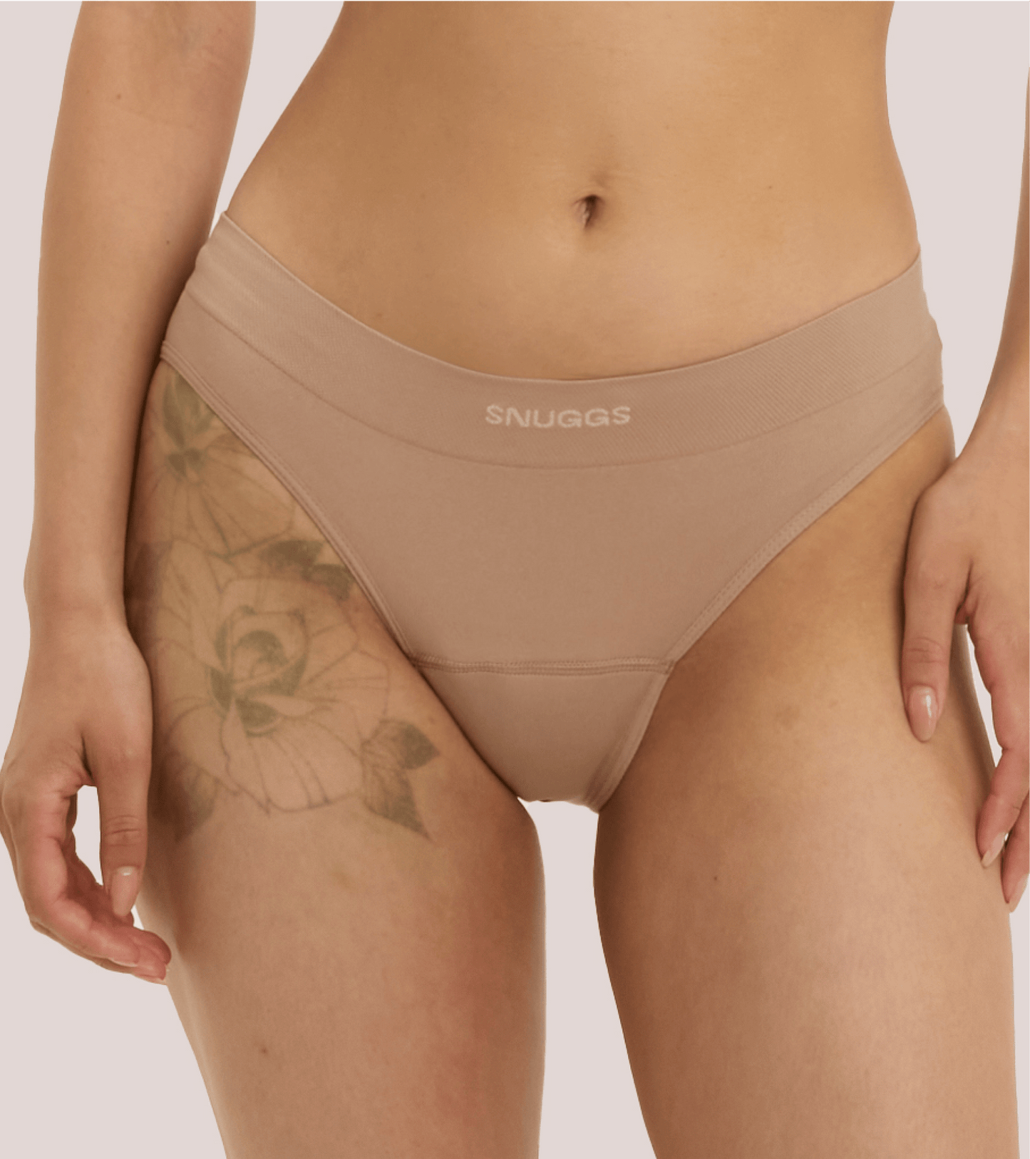 Nahtloser - Brief - Beige