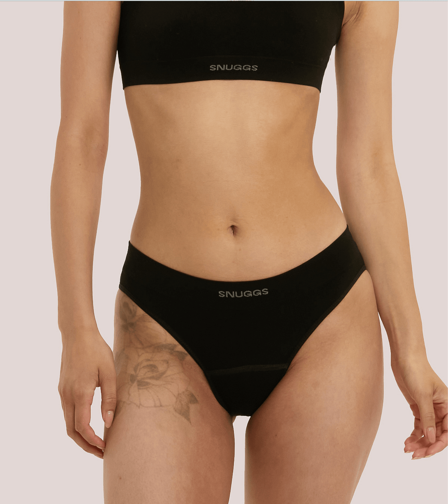 Nahtloser - Brief - Schwarz