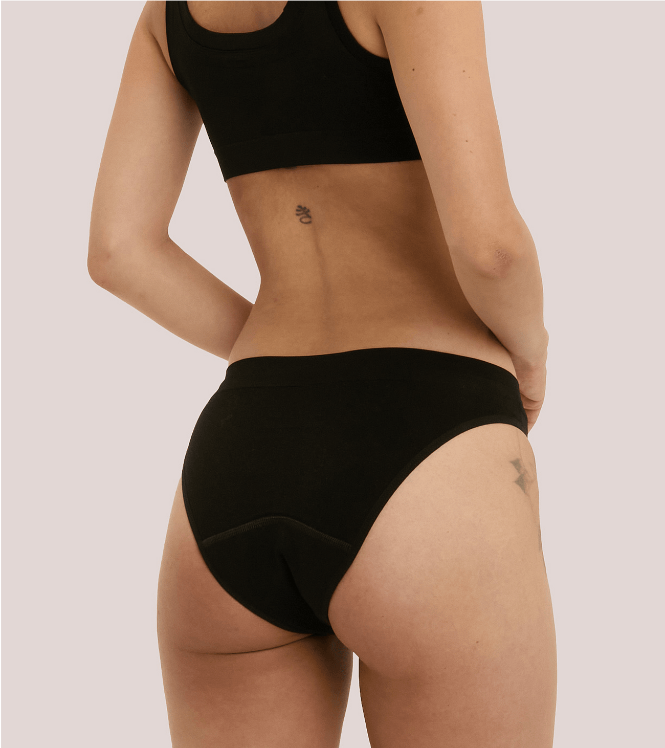 Nahtloser - Brief - Schwarz