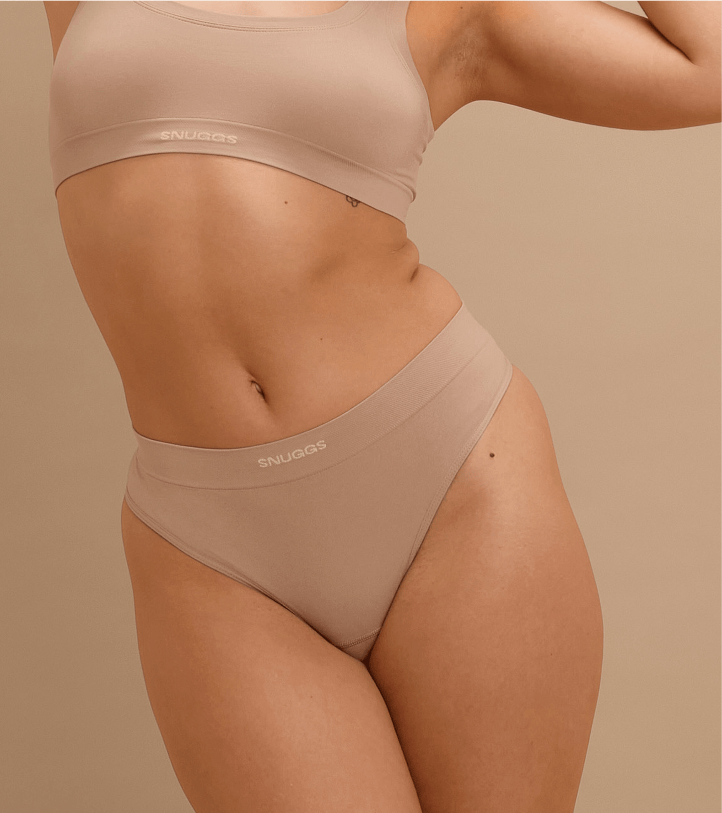 Nahtloser - High-Rise - Beige