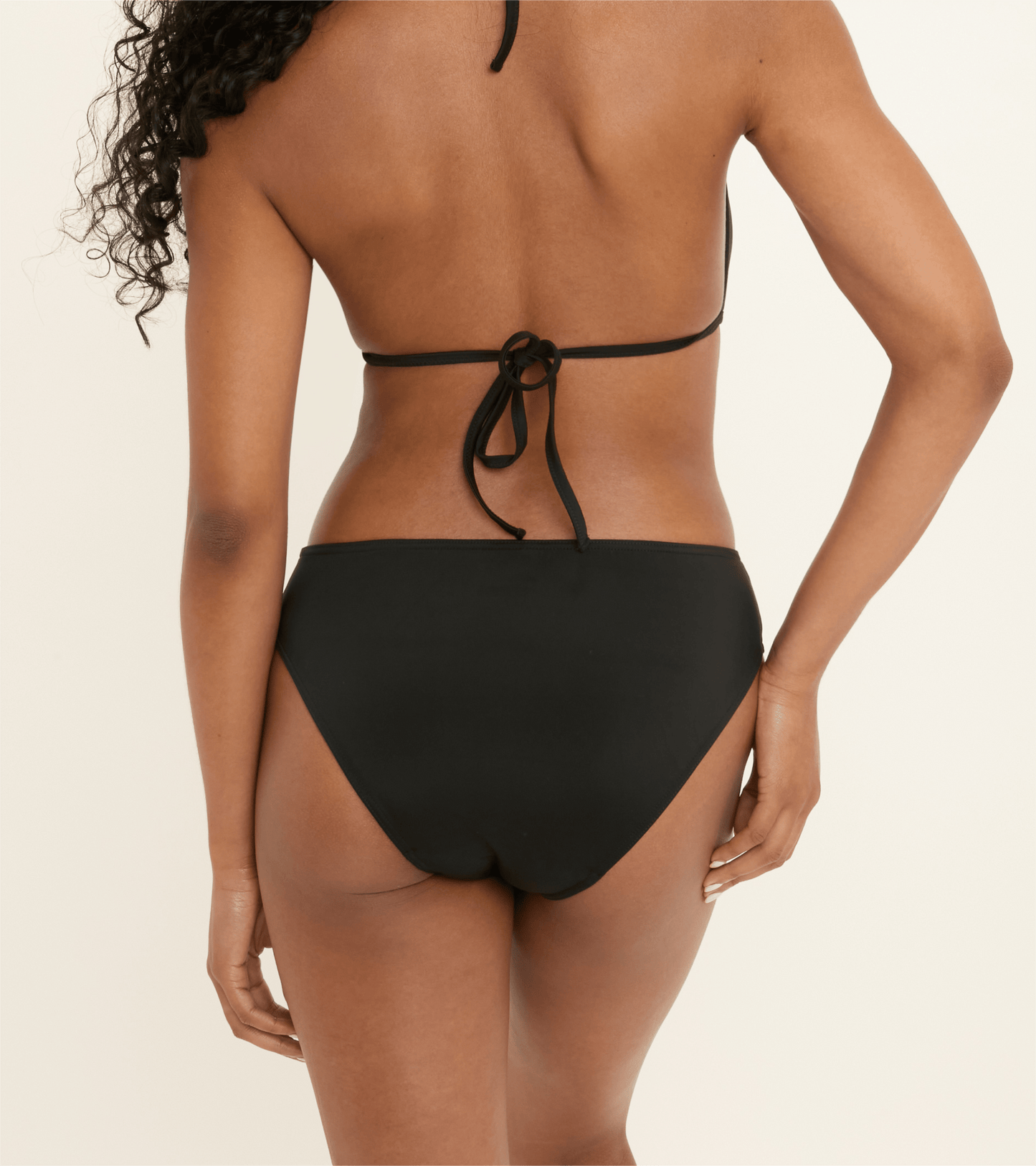 Perioden-Bademode - Brief - Schwarz